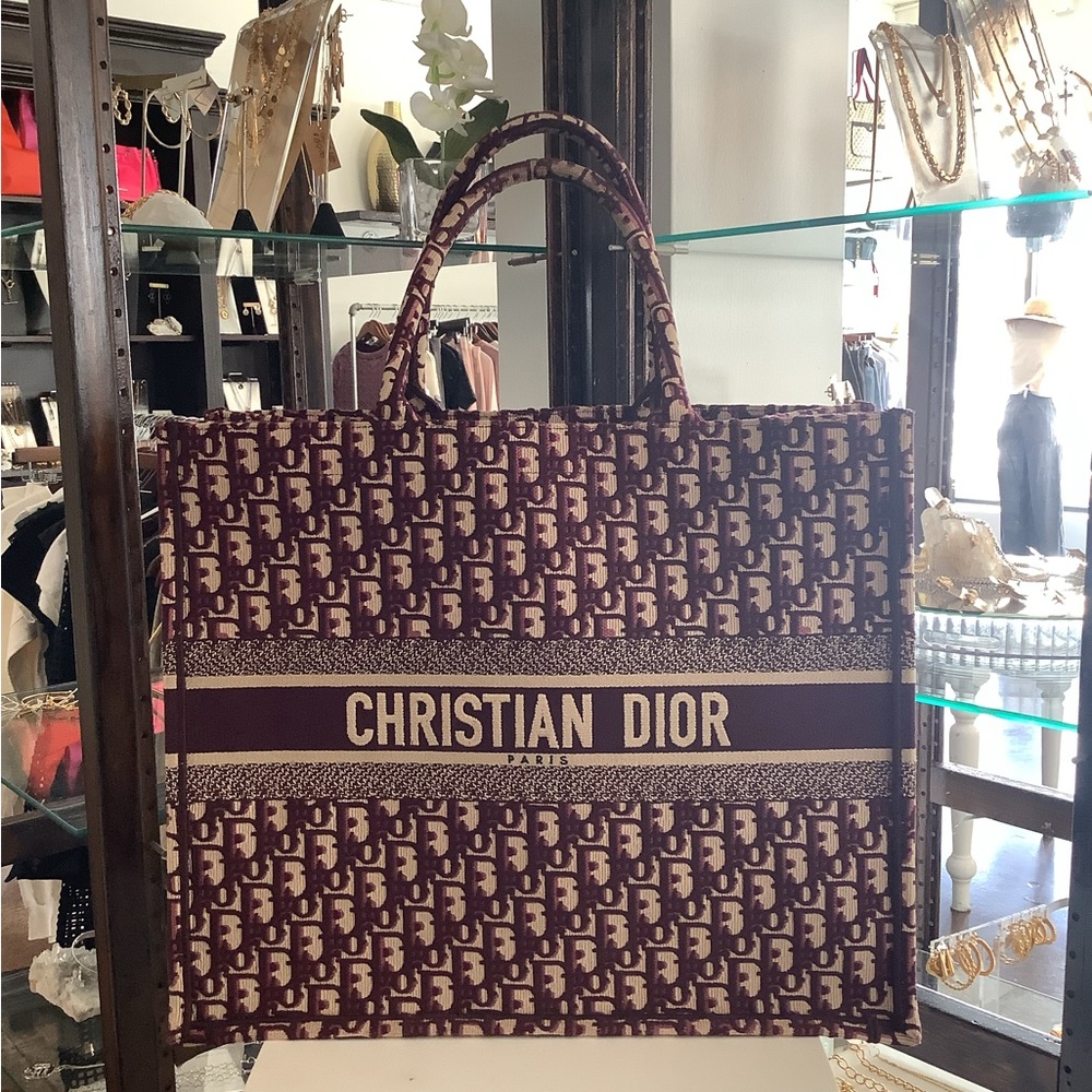 ❤️SOLD❤️ Christian Dior Burgundy Tote